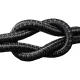 Dudao L3ST USB-A į USB-C 5A 1.2m laidas, juodas