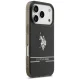 U.S. Polo Assn. dėklas iPhone 17 Pro su MagSafe, juodas