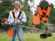 Reguliuojamos petnešos žoliapjovėms ir krūmapjovėms, oranžinės