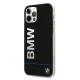 BMW dėklas Signature Printed Logo telefonui iPhone 12 / 12 Pro, juodas