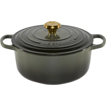 Le Creuset Signature Round Cast Iron Casserole 26 cm, 5.3 L, Thyme