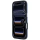 Karl Lagerfeld Grained Elongated Logo MagSafe dėklas iPhone 17/18 Pro Max, mėlynas