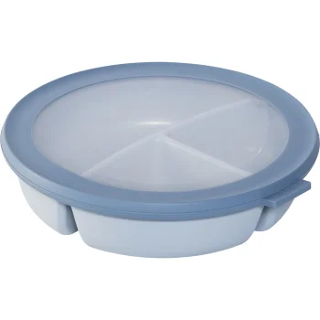 Maisto indelis su skyriais Mepal Bento Bowl Cirqula 250+250+500 ml, mėlynas