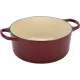 Le Creuset Signature apvalus ketaus puodas 24 cm Garnet