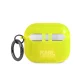 Karl Lagerfeld AirPods 3 dėklas Choupette Head, geltonas