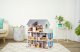 Medinis lėlių namelis ECOTOYS Emma su 10 baldų