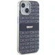 DKNY IML Mono & Stripe MagSafe dėklas, skirtas iPhone 15, mėlynas