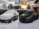 Vandeniui atsparus automobilio uždangalas su kišenėmis veidrodėliams, L dydis, juodas