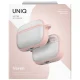 Apsauginis dėklas Uniq Veren ausinėms AirPods Pro 3 su karabinu, rožinis