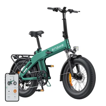 Sulankstomas elektrinis dviratis ENGWE EP-2 3.0 Boost 250W 20", žalias