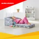 Kruzzel 2-in-1 išskleidžiamas vaikiškas fotelis-gultas 26381