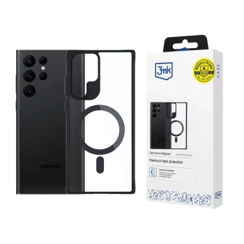 Samsung Galaxy S23 Ultra (SM-S918) 3MK Satin Armor MagCase Case Cover, Transparent