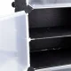 Modulinė batų spintelė su 6 lentynomis ir durelėmis