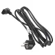 Maitinimo laidas Maclean MCTV-854, kampinis C13 į Schuko CEE 7/7, 3 m, juodas