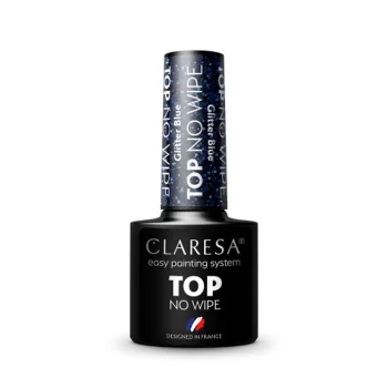 Claresa Top No Wipe 5g Glitter Blue