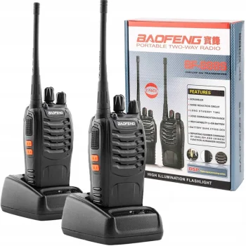 Baofeng BF-888S PMR radijo stotelių komplektas, 2 vnt.
