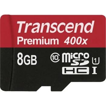 Atminties kortelė Transcend microSDHC 8GB Class 10 UHS-I 400X