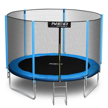 Sodo batutas 252 cm (8ft) su išoriniu tinklu ir kopėčiomis Neo-Sport