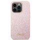 Guess iPhone 14 Pro Max Case Glitter Script, Pink