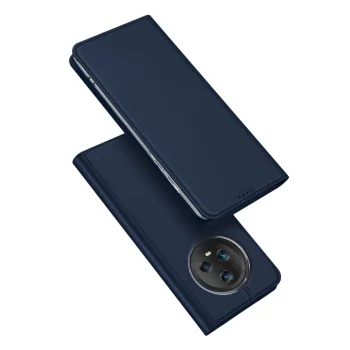 Atverčiamasis dėklas Dux Ducis Skin Pro telefonui Honor Magic5 su stovo funkcija, mėlynas