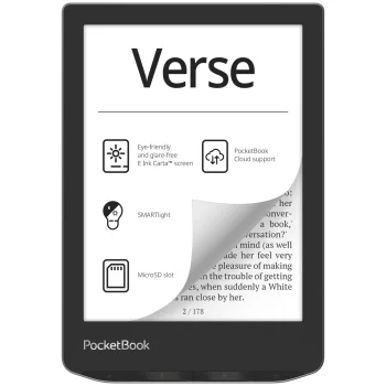PocketBook Verse eBook Reader, Mist Grey