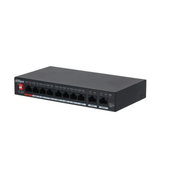 8 prievadų gigabitinis PoE komutatorius PFS3010-8GT-96 (96W)