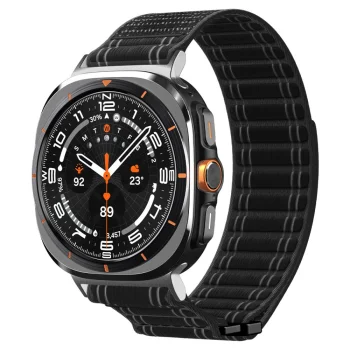 Spigen WBF0 dirželis laikrodžiui Samsung Galaxy Watch Ultra 47mm, juodas