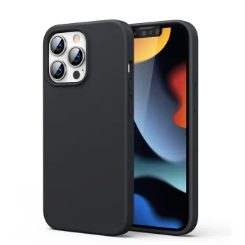 Ugreen Protective Silicone Case silikoninis dėklas iPhone 13 Pro Max, juodas