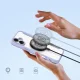 Dux Ducis Skin X Pro iPhone 16 atverčiamasis dėklas su MagSafe, violetinis