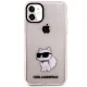 Karl Lagerfeld Ikonik Choupette dėklas iPhone 11 / XR, rožinis