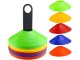 Flexible training cones with holes, 50 pcs
