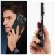 Tech-Protect Ion Carbon MagSafe dėklas iPhone 17 Pro Max, pilkas / juodas