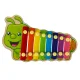 Medinis edukacinis ksilofonas vaikams „Caterpillar“