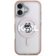 Karl Lagerfeld IML Choupette Sketch Logo MagSafe dėklas iPhone 17, rožinis