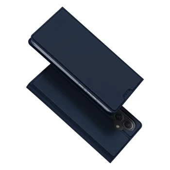 Dux Ducis Skin Pro Phone Case Cover Samsung Galaxy A55 5G with Flip and Card Slot - Blue