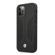 BMW dėklas iPhone 12 Pro Max telefonui Perforated Sides, juodas