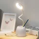 Bakalu KZ1072 LED stalinė lempa su organizatoriumi, balta
