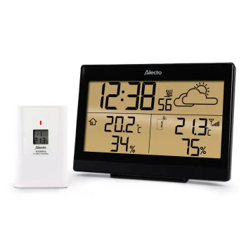 Meteorologinė stotelė Alecto WS-2300 su belaidžiu jutikliu, juoda