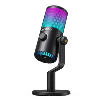 Žaidimų mikrofonas Maono DM30RGB, juodas