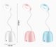 Bakalu LED Desk Lamp with Organizer KZ1073, Blue
