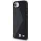 BMW Oversized Stripes MagSafe dėklas telefonui iPhone 16e, juodas