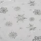 Ruhhy Christmas Tree Skirt with Stars, 78 cm, White/Silver