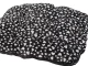 Plush Pet Bed with Removable Cushion, 60x50 cm, Red