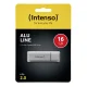 USB atmintinė Intenso Alu Line 16GB USB 2.0, sidabrinė
