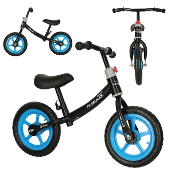 Trike Fix Balance itin lengvas balansinis dviratukas, juodas/mėlynas