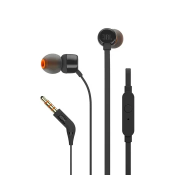 Laidinės įausinės ausinės JBL Tune 110, 3.5 mm, juodos