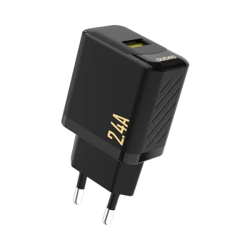 Dudao A23 USB įkroviklis 2.4A, juodas