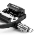 Rockbros P602 dviračio pedalai su SPD-SL sistema, juodi