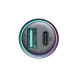 Joyroom JR-CCN04 mini automobilinis įkroviklis 60W USB-A USB-C - juodas