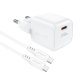 Acefast A77 Mini GaN įkroviklis PD 30W su USB-C laidu, baltas